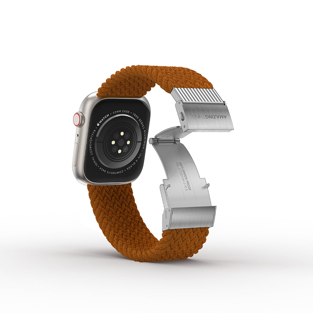 Watch 10 42mm Amazingthing Titan Weave Örgü Sport Kordon
