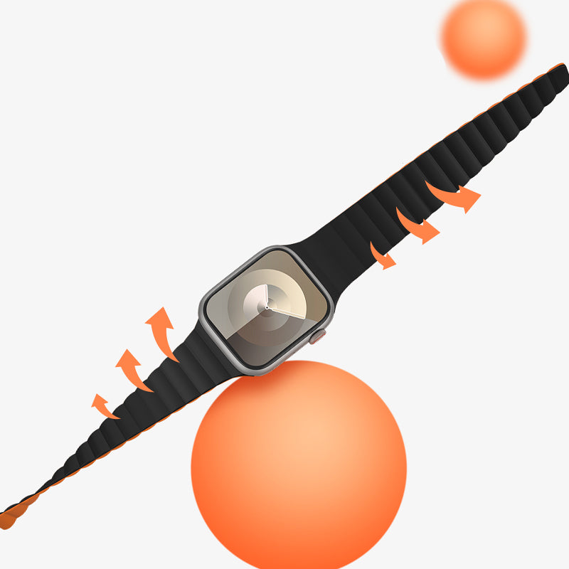 Watch 10 42mm Benks Magnetik Tak Çıkar Silikon Strap Kayış