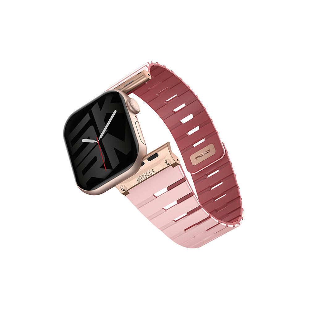 Watch 10 42mm Skinarma Gemini Serisi TPU Magnetik Silikon Kordon