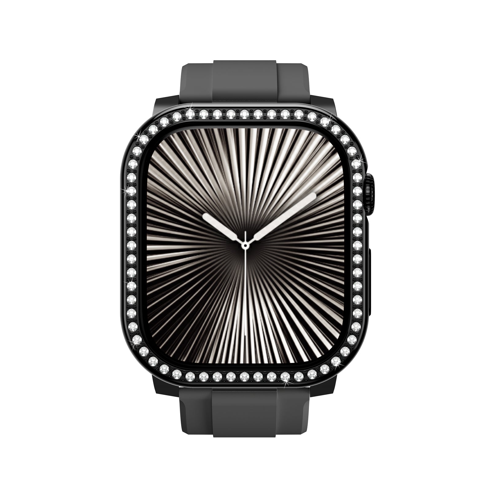 Watch 10 46mm Amazingthing Gleam Fit FullGuard Taşlı Sert PC Kasa ve Ekran Koruyucu