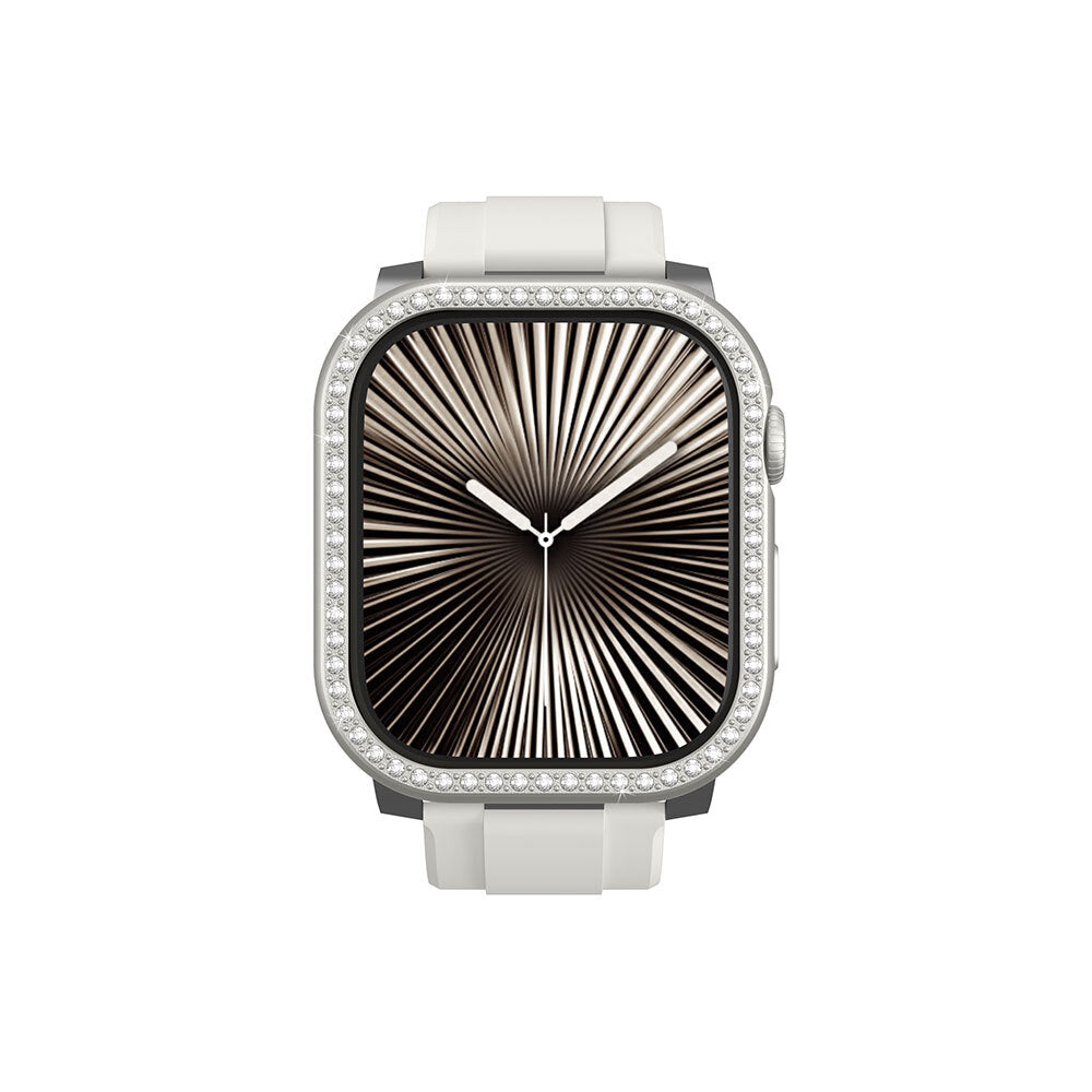 Watch 10 46mm Amazingthing Gleam Fit FullGuard Taşlı Sert PC Kasa ve Ekran Koruyucu