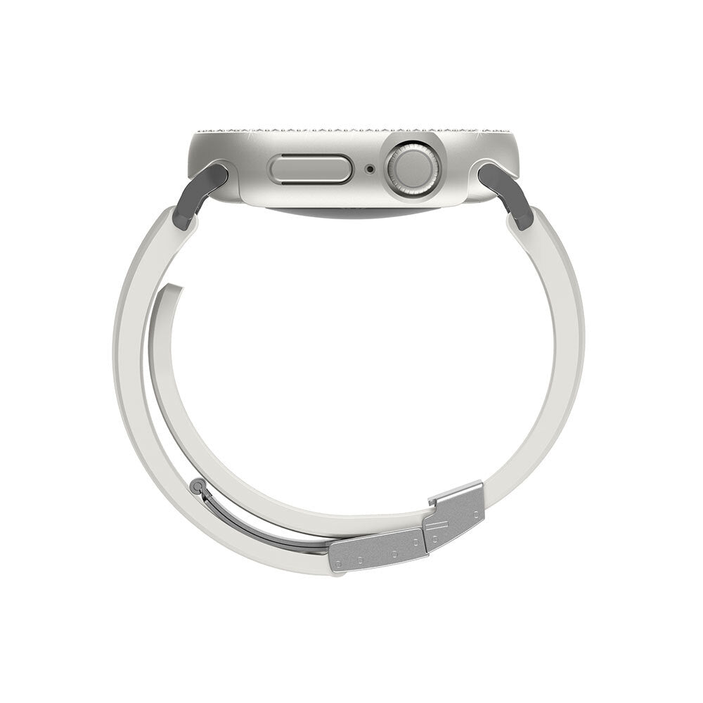 Watch 10 46mm Amazingthing Gleam Fit FullGuard Taşlı Sert PC Kasa ve Ekran Koruyucu