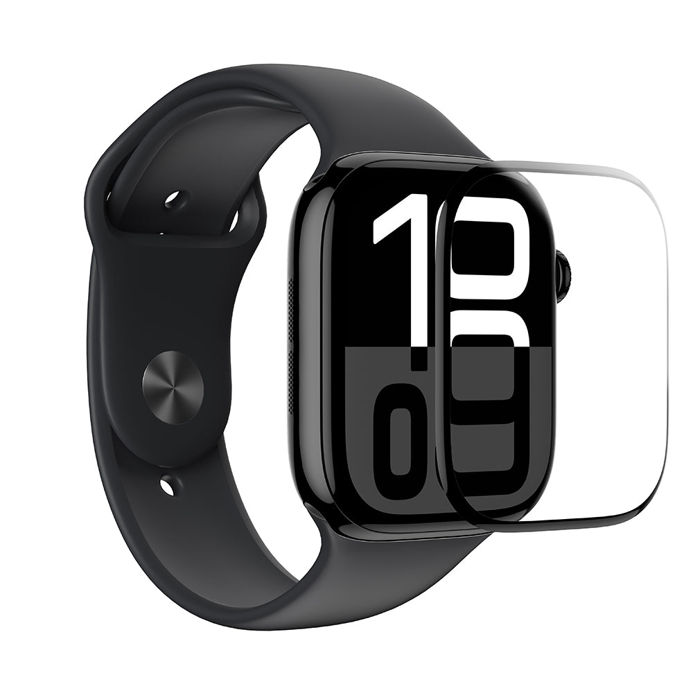 Watch 10 46mm Amazingthing Radix Protective Parmak İzi Bırakmayan HD Ekran Koruyucu Film + Kolay Uygulama Aparatı