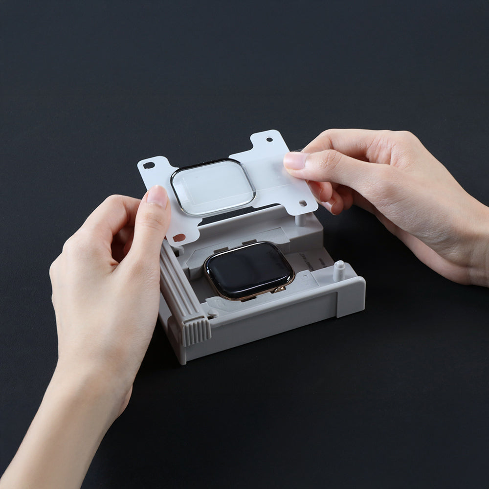 Watch 10 46mm Amazingthing Radix Protective Parmak İzi Bırakmayan HD Ekran Koruyucu Film + Kolay Uygulama Aparatı