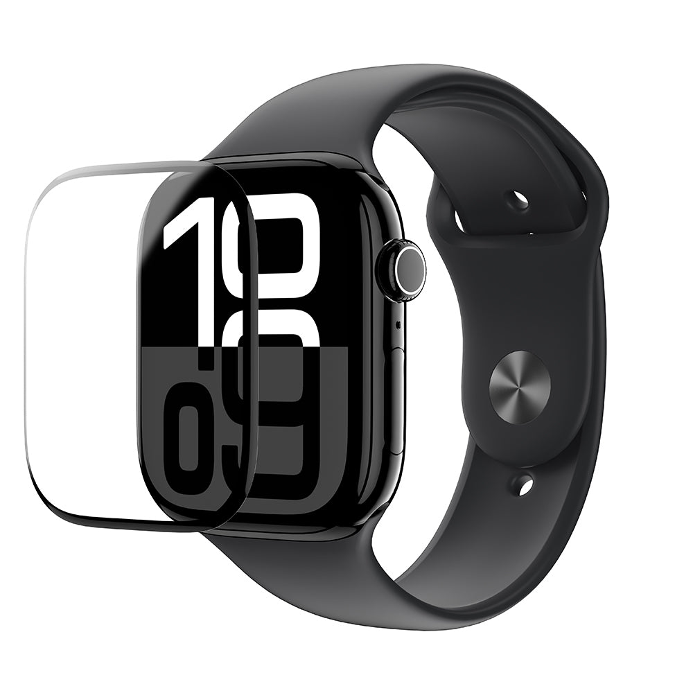 Watch 10 46mm Amazingthing Radix Protective Parmak İzi Bırakmayan HD Ekran Koruyucu Film + Kolay Uygulama Aparatı