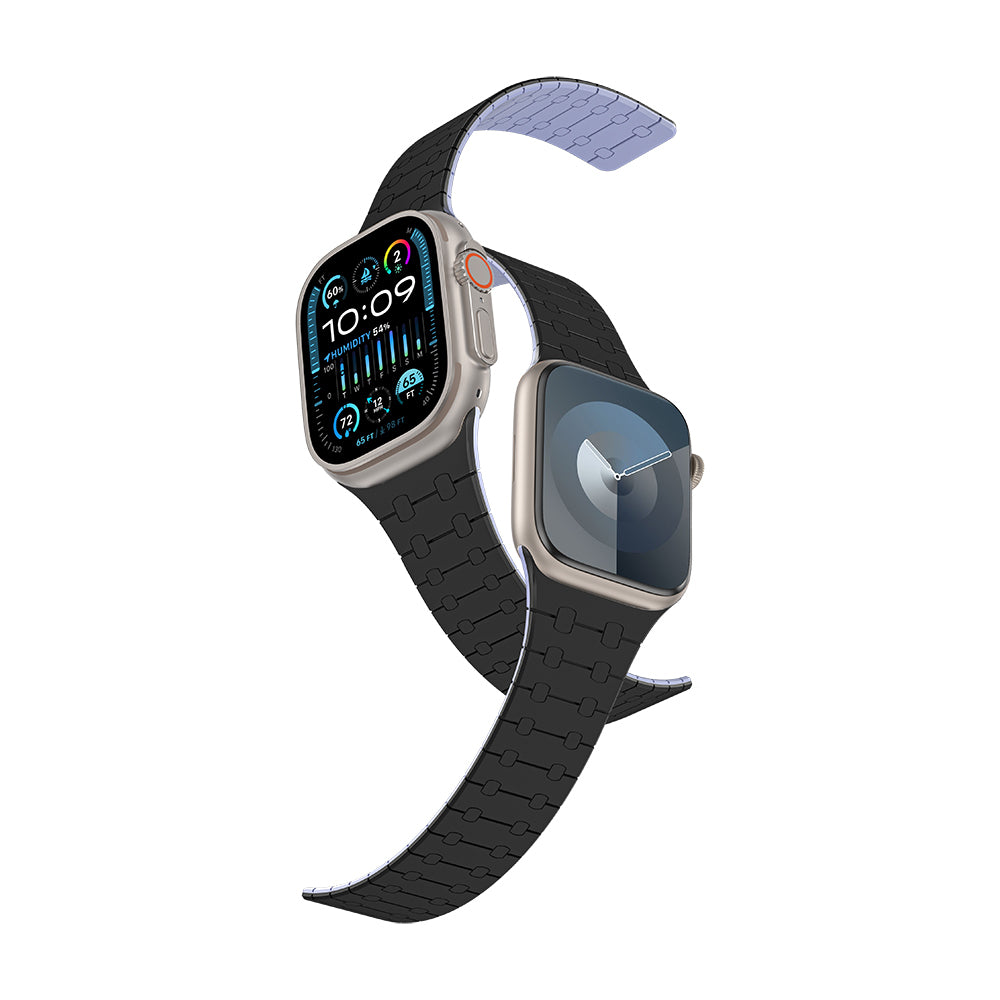 Watch 10 46mm Amazingthing Smoothie Sport Magnetik Tak Çıkar Silikon Strap Kayış