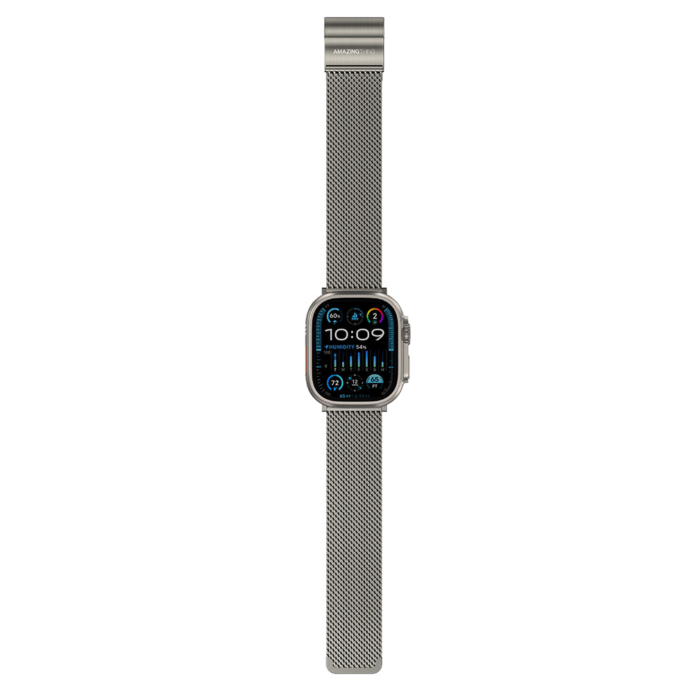 Watch 10 46mm Amazingthing Titan Premium Metal Hasır Kordon