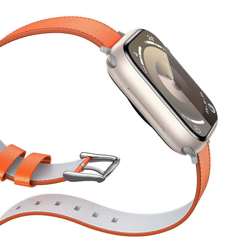 Watch 10 46mm Benks Vintage Genuine Leather Serisi Deri Kordon Strap Kayış