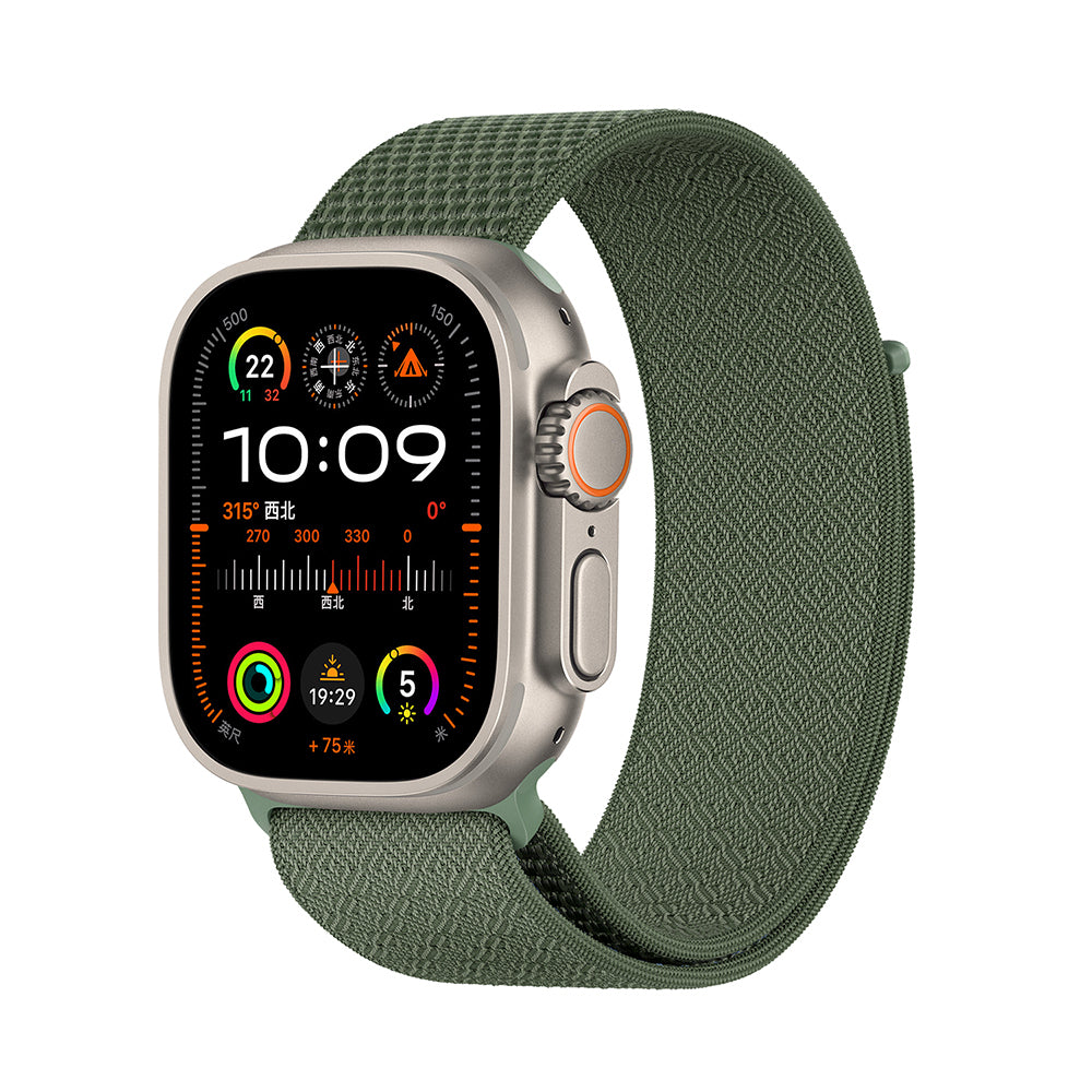 Watch 10 46mm Kordon Wiwu WB501 CloudFlex Serisi Hasır Örgü Strap Kayış