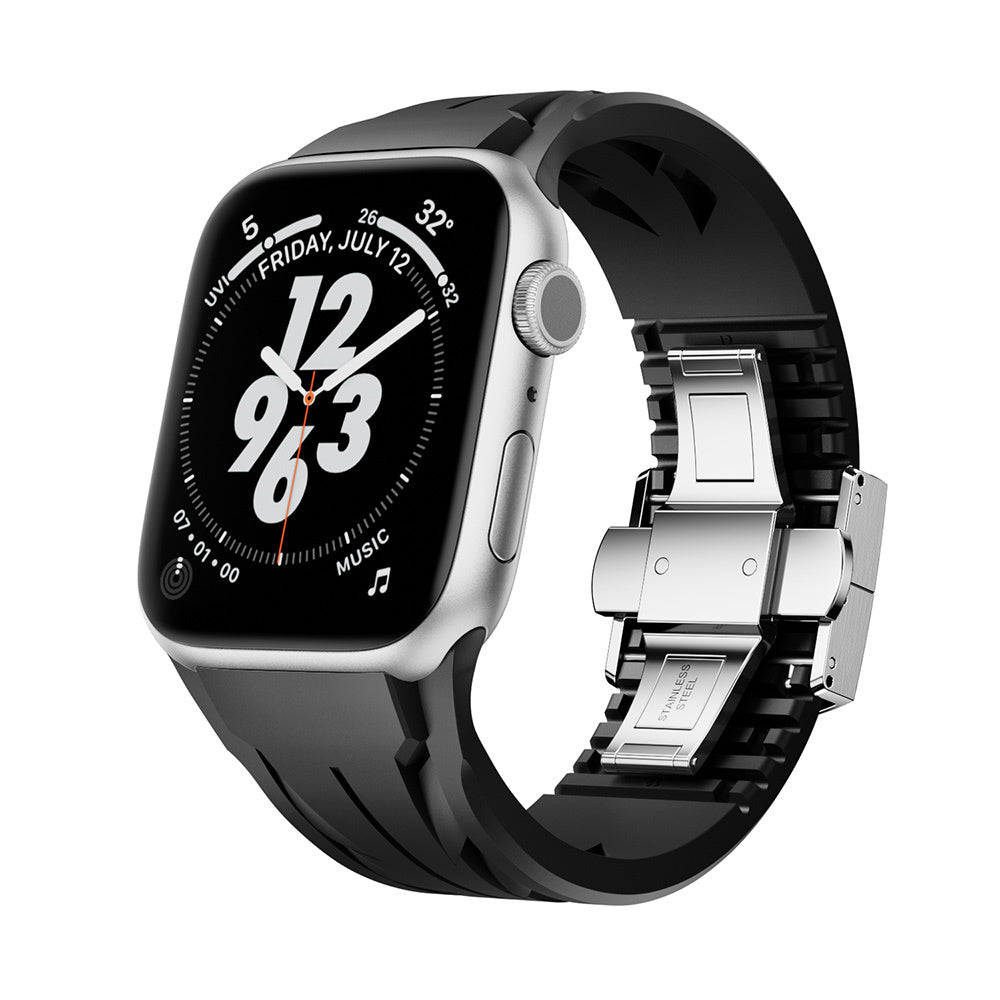 Watch 10 46mm KRD-127 Metal Tokalı Silikon Kordon