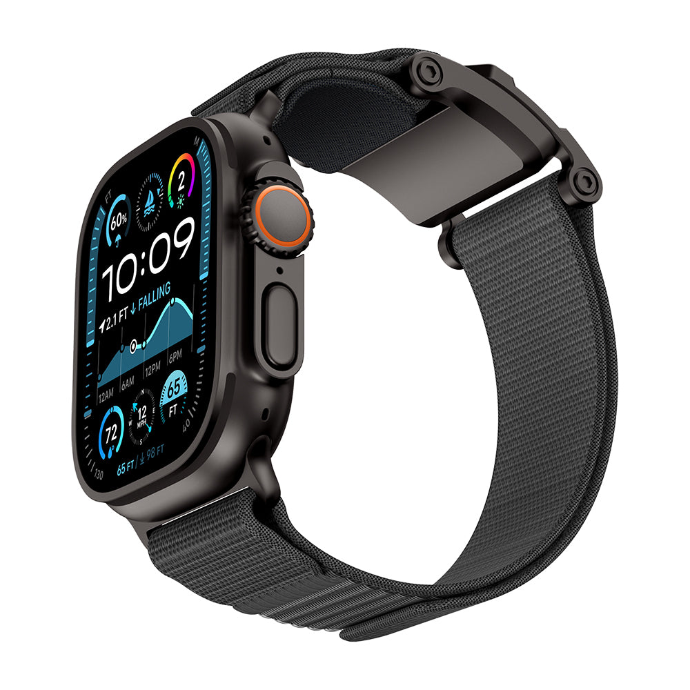 Watch 10 46mm Mohseven iWatch Mecha Sport Hasır Kordon