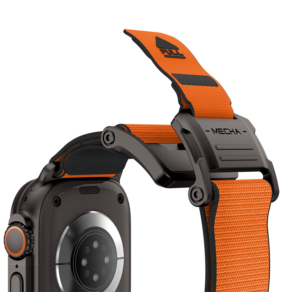 Watch 10 46mm Mohseven iWatch Mecha Sport Hasır Kordon