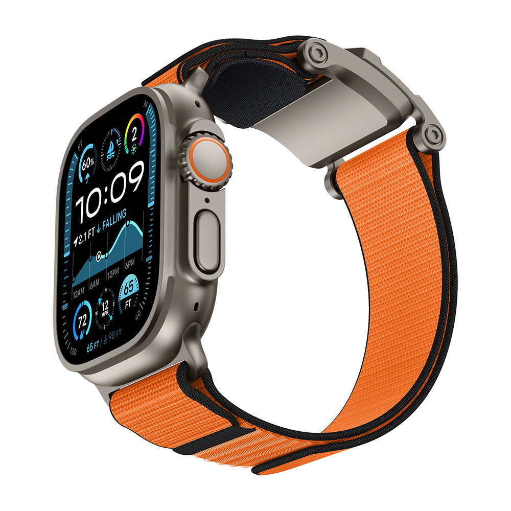 Watch 10 46mm Mohseven iWatch Mecha Sport Hasır Kordon