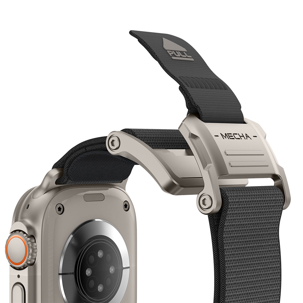 Watch 10 46mm Mohseven iWatch Mecha Sport Hasır Kordon