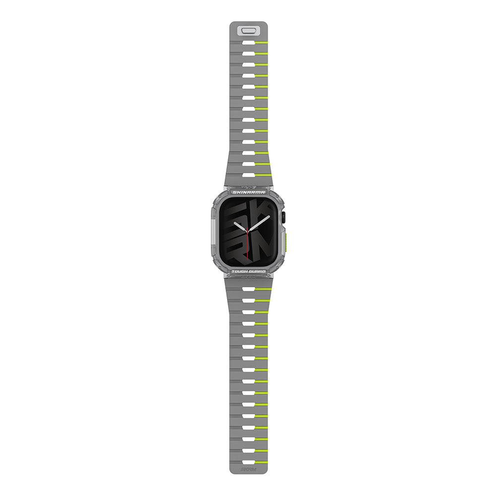Watch 10 46mm Skinarma Nightglow Atom TPU Kasa Koruyucu + Gemini Silikon Kordon