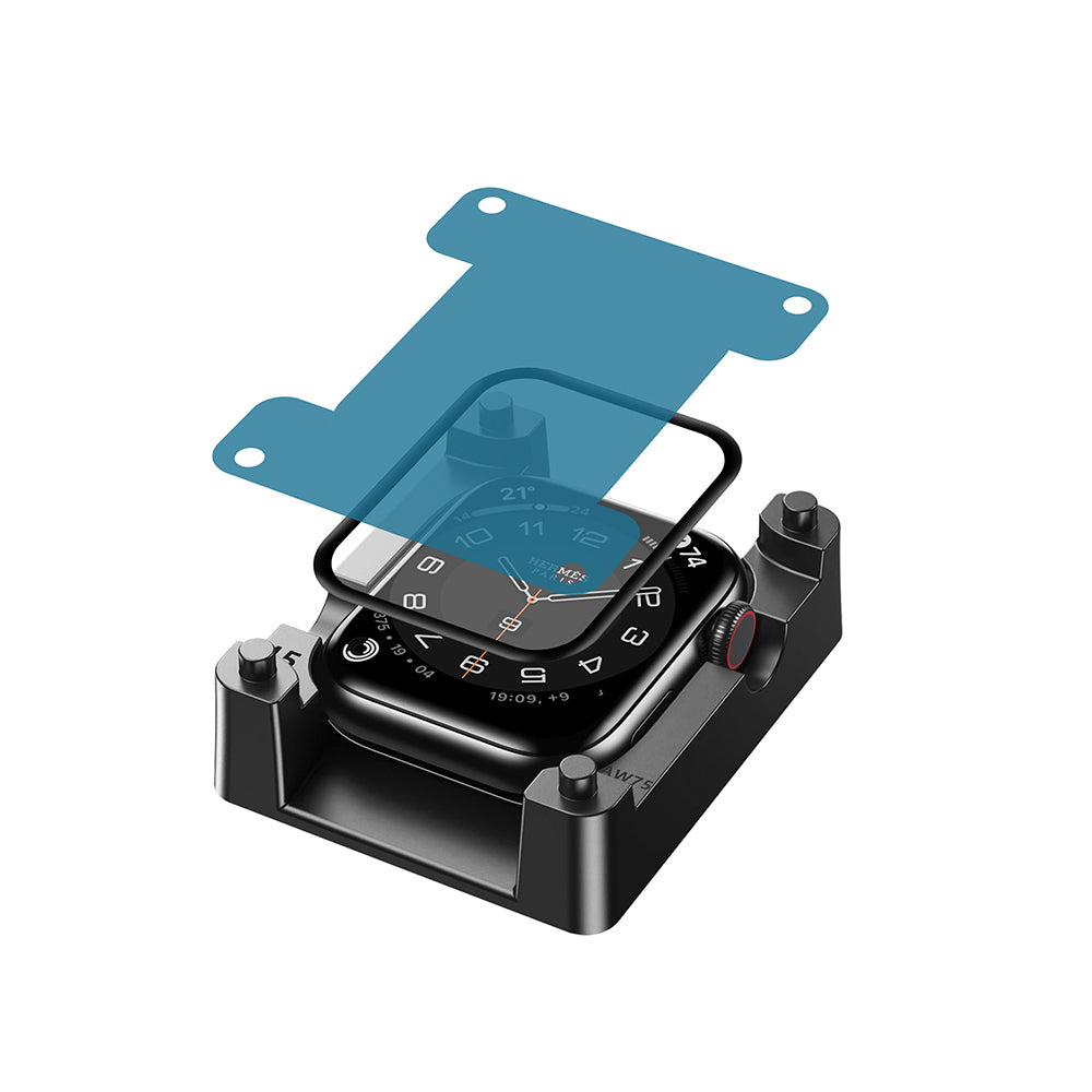 Watch 10 46mm Wiwu JD-107 Easy Install Serisi HD Ekran Koruyucu Film + Kolay Uygulama Aparatı