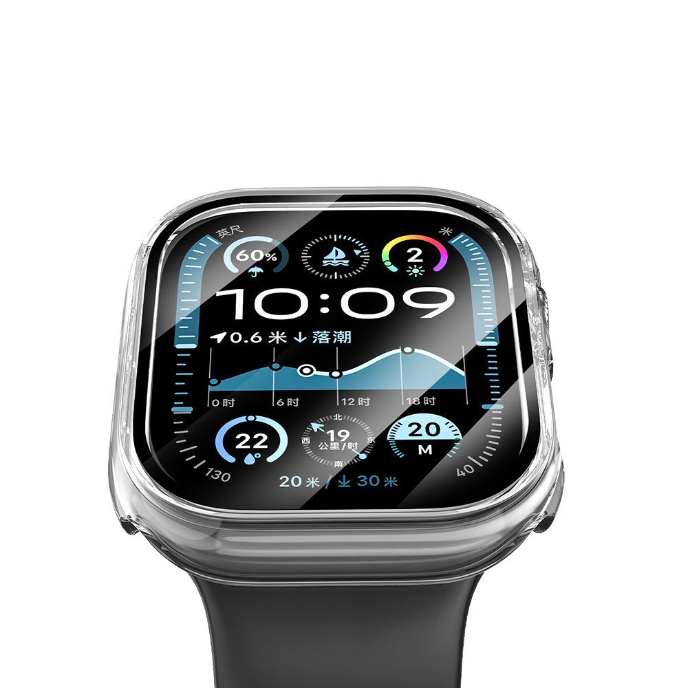 Watch 10 46mm Wiwu JD-108 Kasa Koruyucu + HD Ekran Koruyucu Film