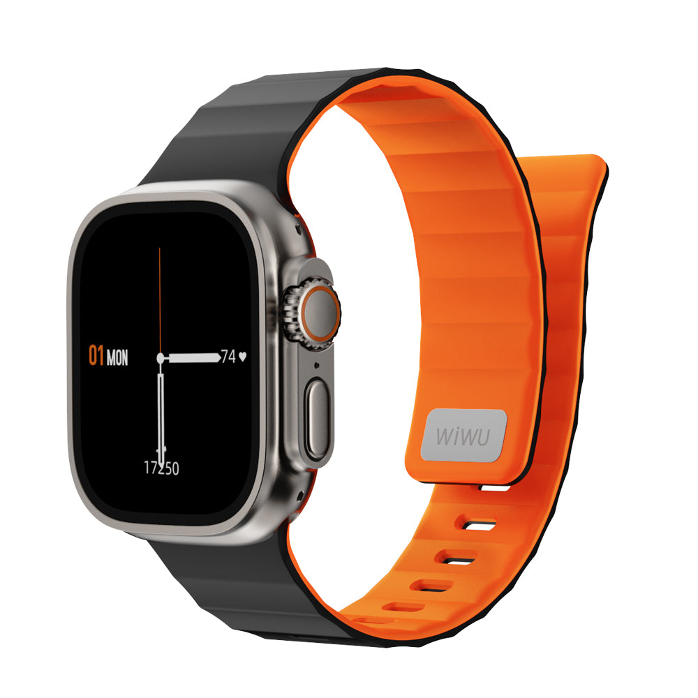 Watch 10 46mm Wiwu Mag Secur Serisi Silikon Kordon