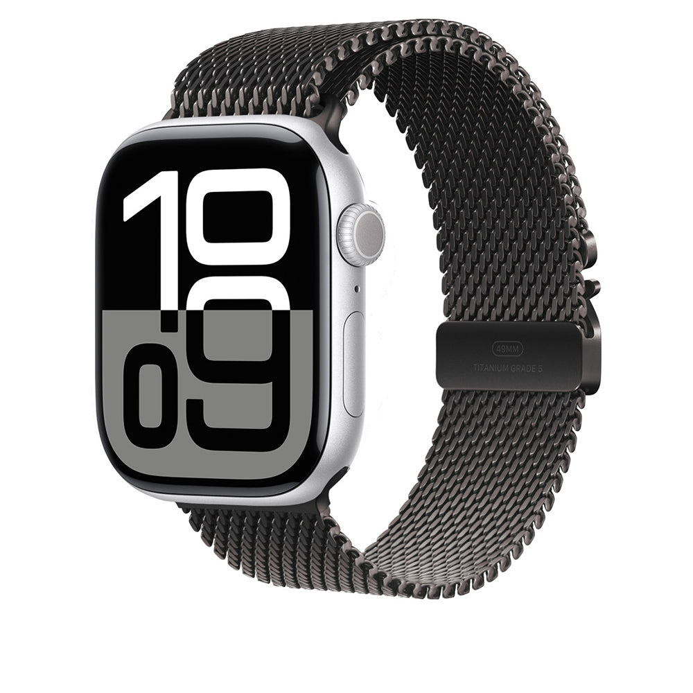 Watch 10 46mm Zore KRD-100 Titanyum Hasır Kordon