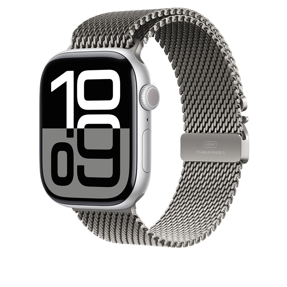 Watch 10 46mm Zore KRD-100 Titanyum Hasır Kordon