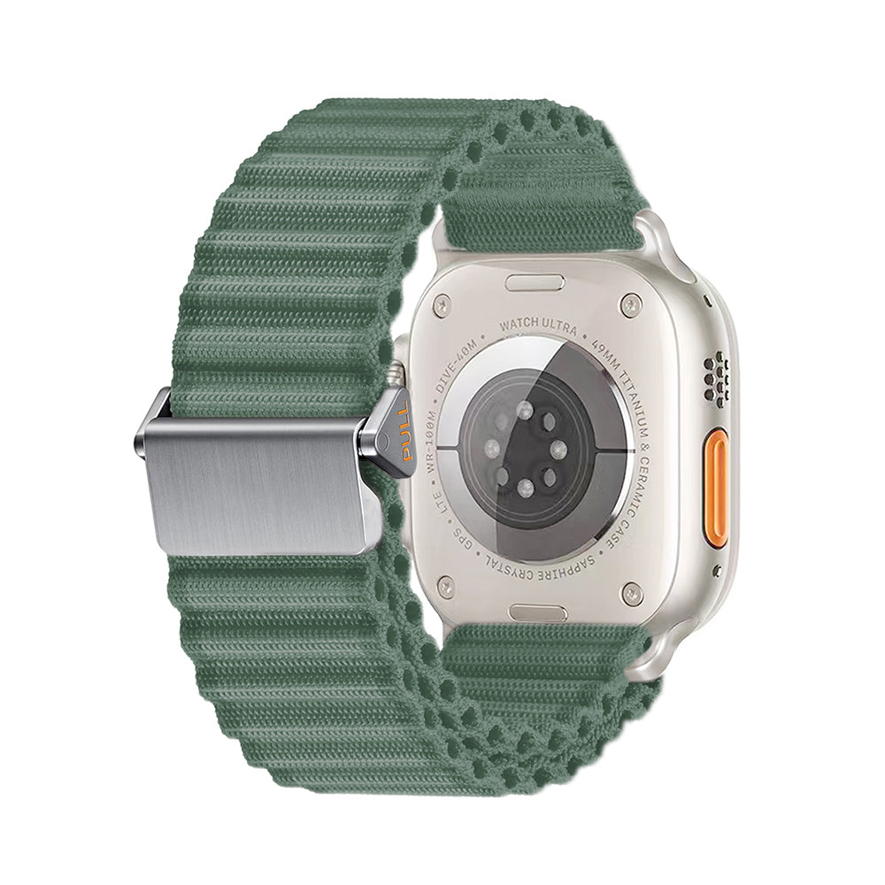 Watch 10 46mm Zore KRD-123 Naylon Kumaş Hasır Örgülü Kordon