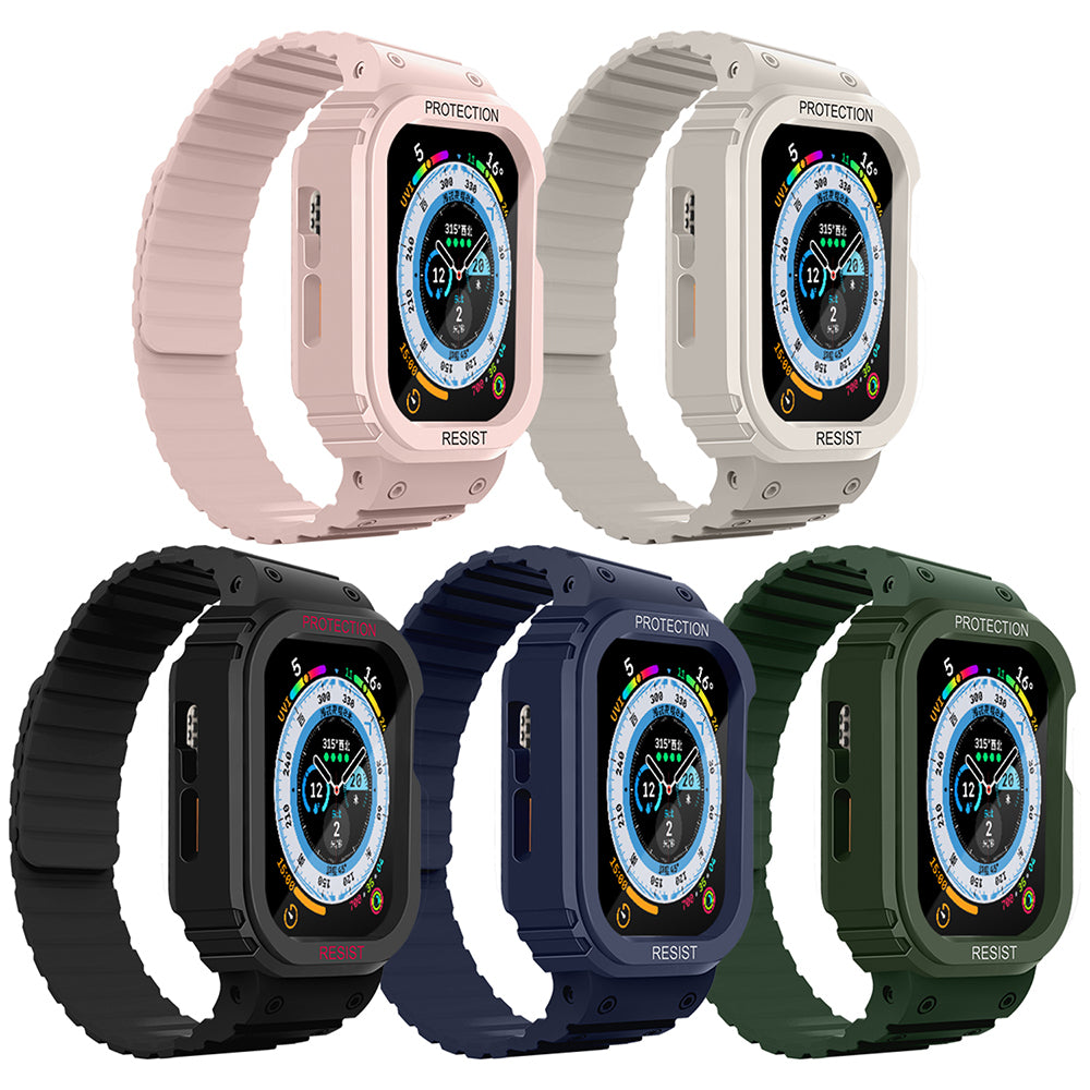 Watch 10 46mm Zore KRD-142 Airbag Tasarımlı Kasa Koruyuculu Silikon Kordon