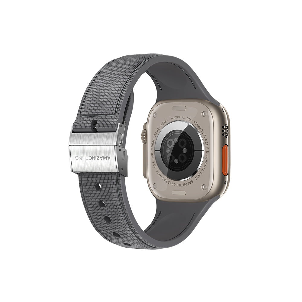 Watch 38mm Amazingthing Titan Swift Deri Dokulu Silikon Kordon