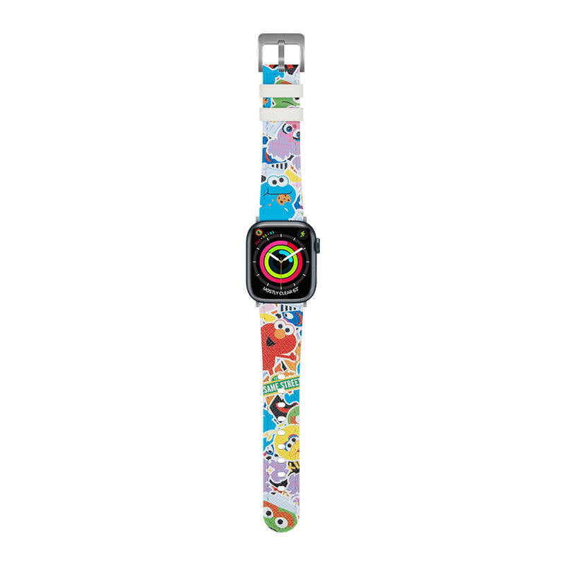 Watch 38mm Casebang Sesame Street Serisi Deri Saat Kordon