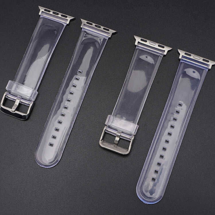 Watch 38mm KRD-13 Şeffaf Silikon Kordon