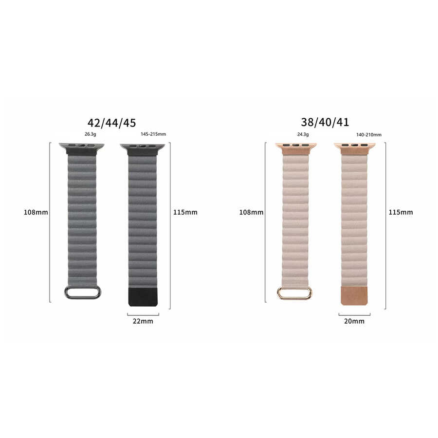 Watch 38mm KRD-78 PU Deri Kordon Strap Kayış