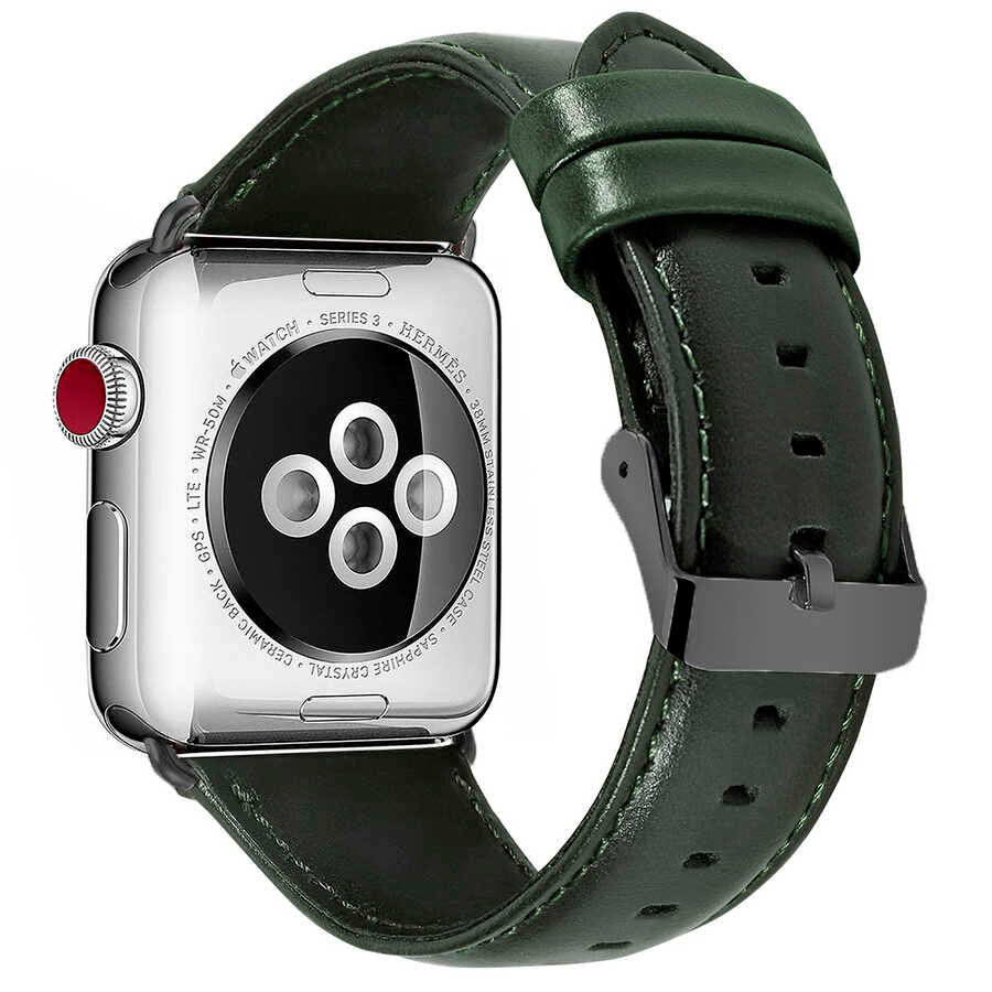 Watch 38mm Luxury Leather Deri Kordon