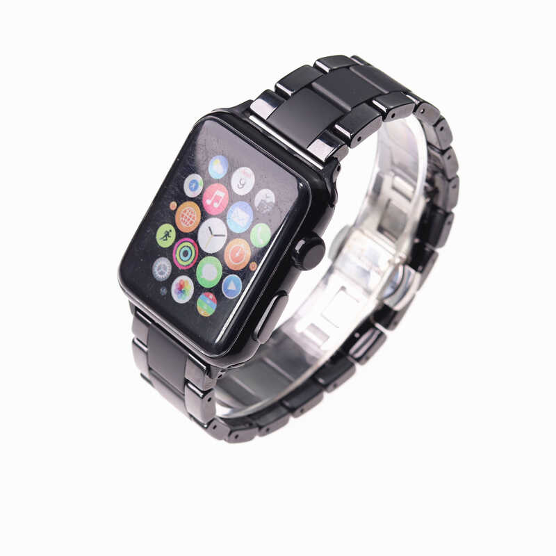Watch 38mm Mat Seramik Metal Kordon