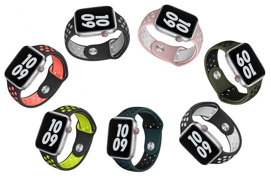 Watch 38mm Wiwu Dual Color Sport Band Silikon Kordon