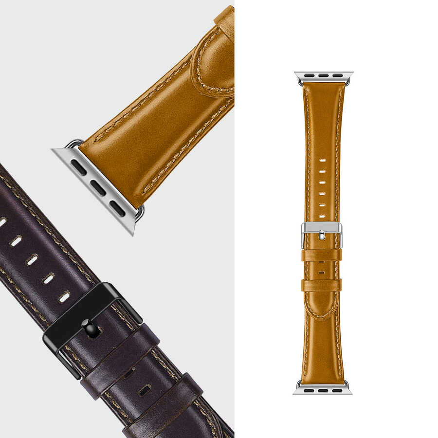 Watch 38mm Wiwu Leather Watchband Deri Kordon