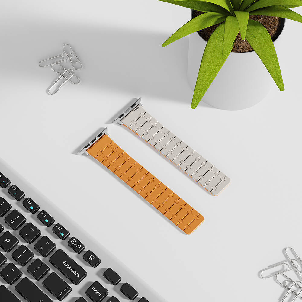 Watch 38mm Zore KRD-111 Çizgili Desenli Silikon Kordon