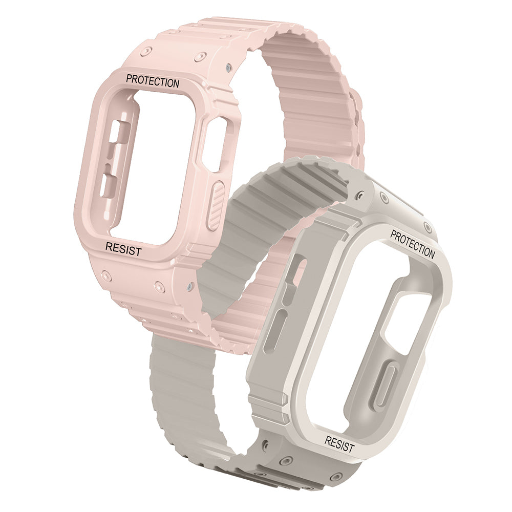Watch 38mm Zore KRD-142 Airbag Tasarımlı Kasa Koruyuculu Silikon Kordon
