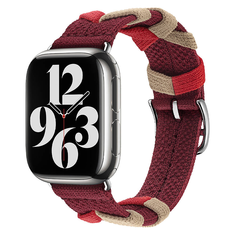 Watch 38mm Zore KRD-97 Sarmal Örgü Tasarımlı Kordon
