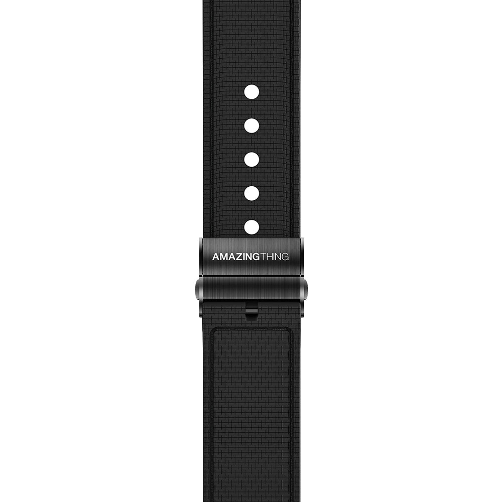 Watch 40mm Amazingthing Titan Swift Deri Dokulu Silikon Kordon