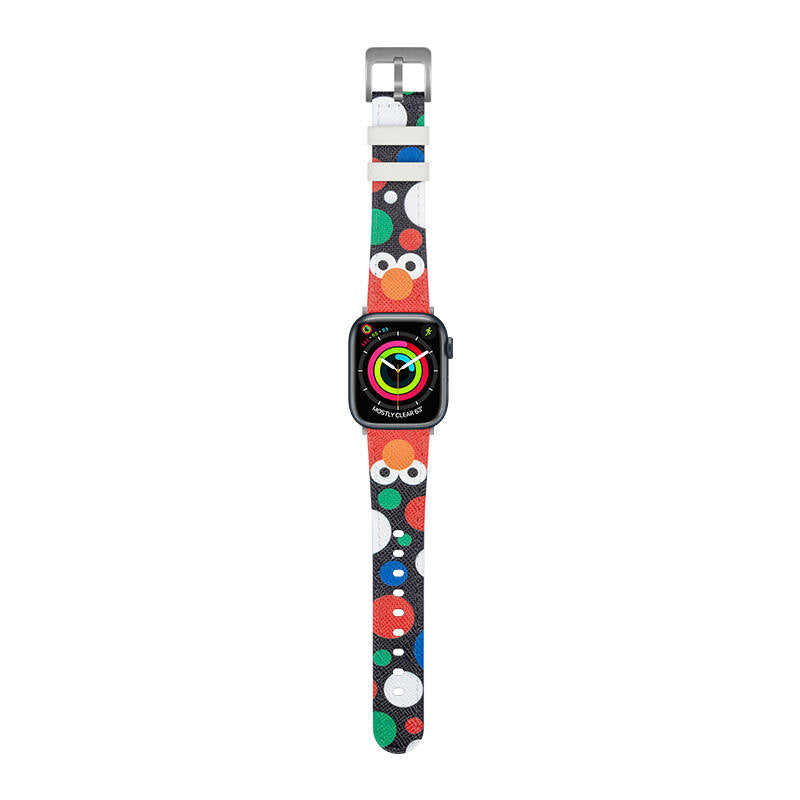 Watch 40mm Casebang Sesame Street Serisi Deri Saat Kordon