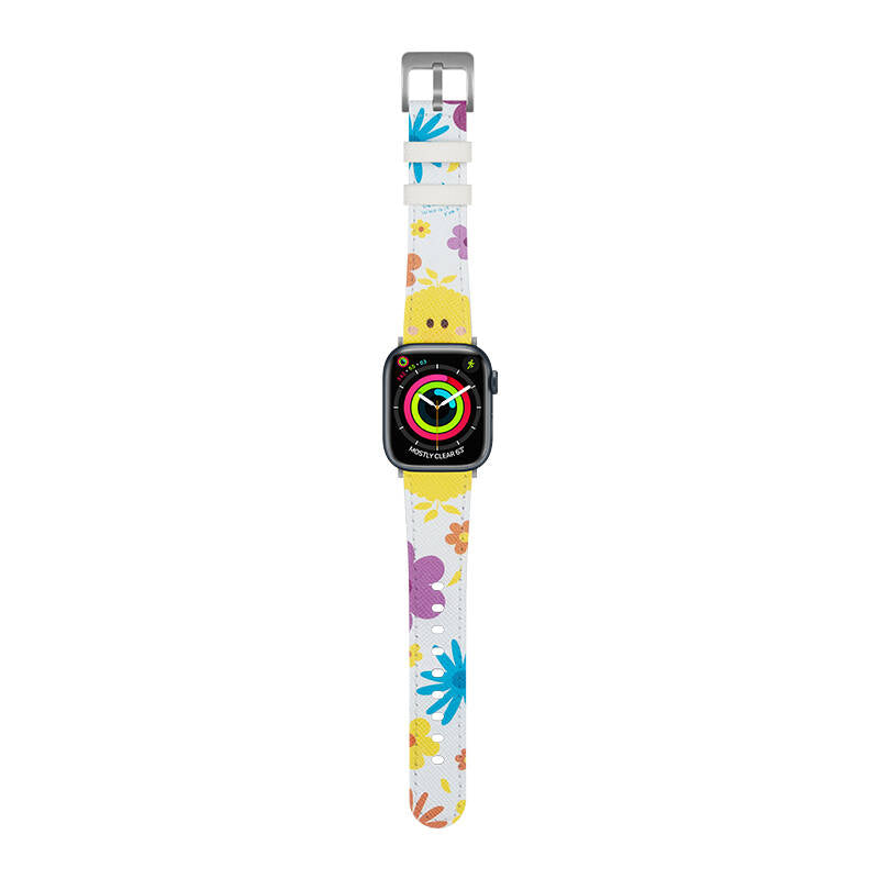 Watch 40mm Casebang Sesame Street Serisi Deri Saat Kordon