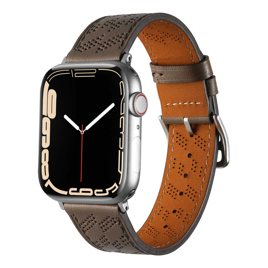 Watch 40mm KRD-76 PU Deri Kordon Strap Kayış