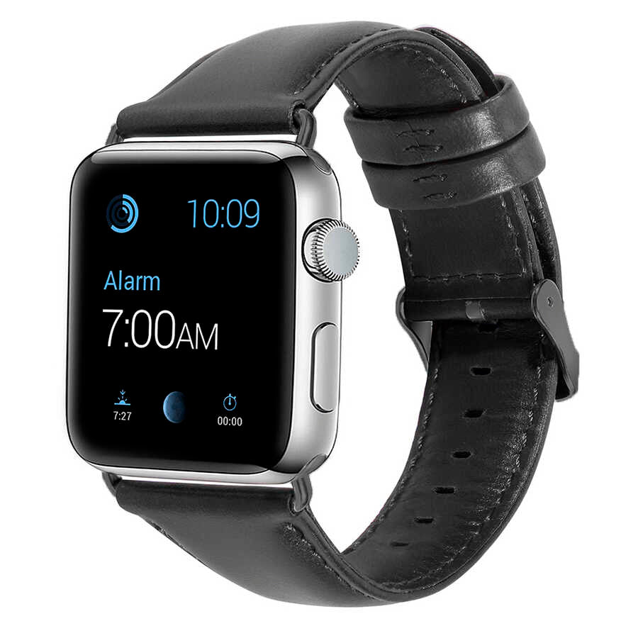 Watch 40mm Luxury Leather Deri Kordon
