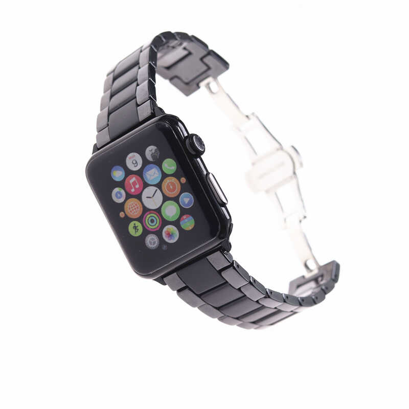 Watch 40mm Mat Seramik Metal Kordon