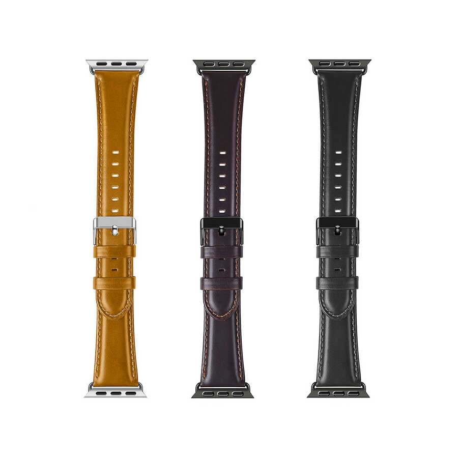Watch 40mm Wiwu Leather Watchband Deri Kordon