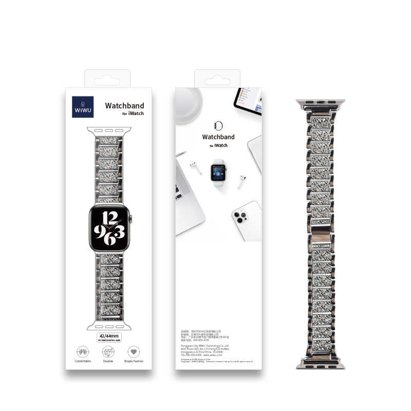 Watch 40mm Wiwu Three Beads Set Auger Metal Kordon