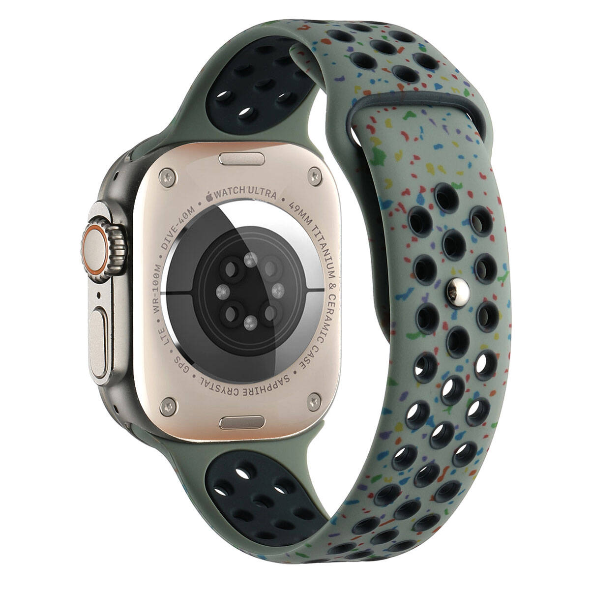 Watch 42mm Kordon Yeni Seri 2023 KRD-02 Silikon Strap Kayış