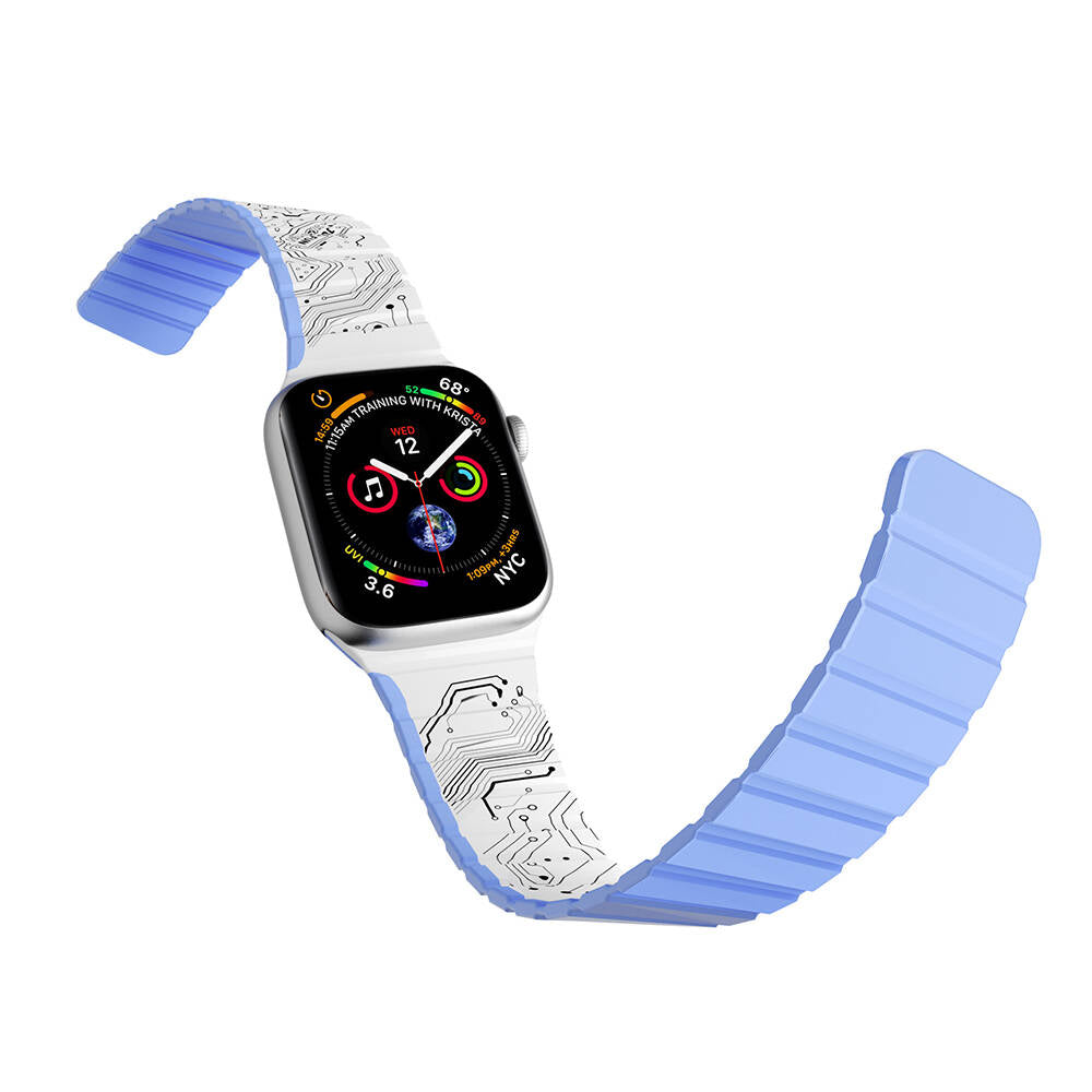 Watch 42mm Kordon Youngkit Technological Magnetik Tak Çıkar Silikon Strap Kayış