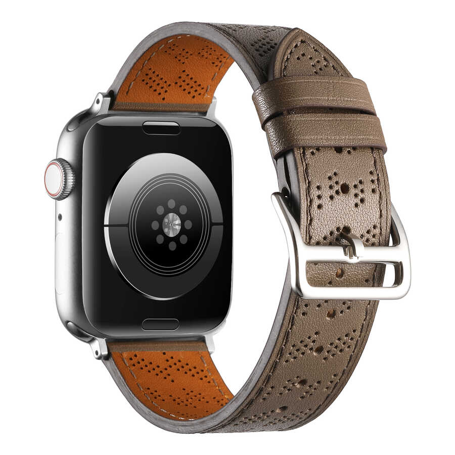 Watch 42mm KRD-76 PU Deri Kordon Strap Kayış