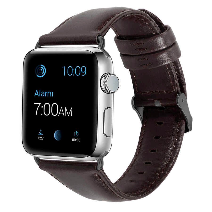 Watch 42mm Luxury Leather Deri Kordon