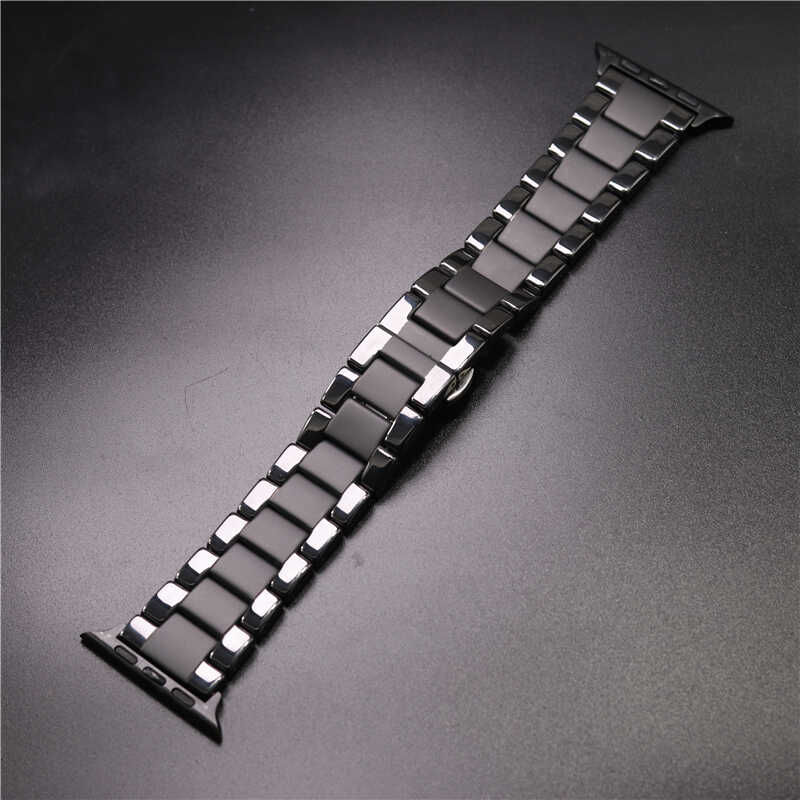 Watch 42mm Mat Seramik Metal Kordon